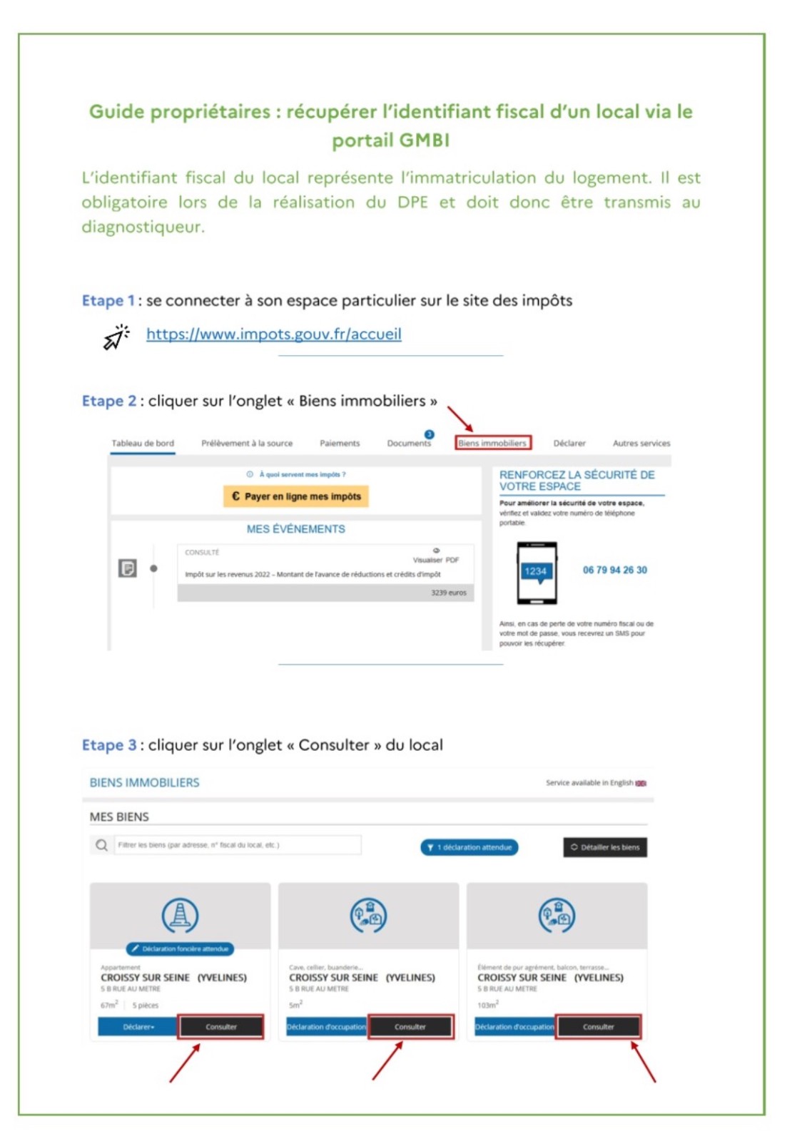 L’identifiant fiscal du logement  devient obligatoire au 1er Juillet 2024