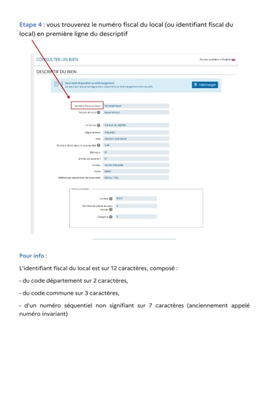 L’identifiant fiscal du logement  devient obligatoire au 1er Juillet 2024